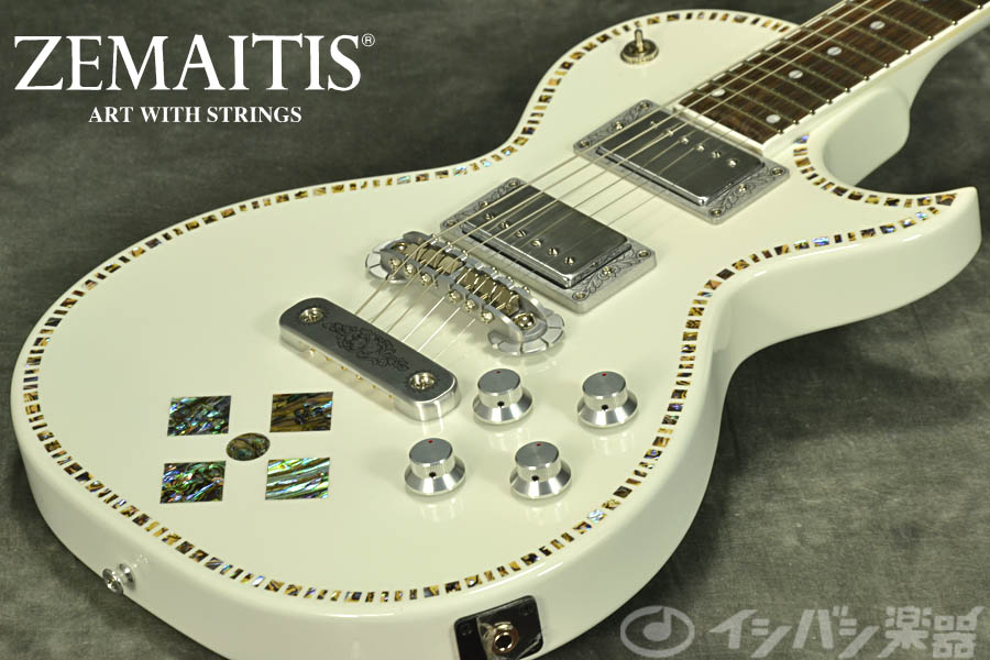 ZEMAITIS Antanus A24SU WHITE PEARL DIAMOND – GuitarQuest イシバシ 