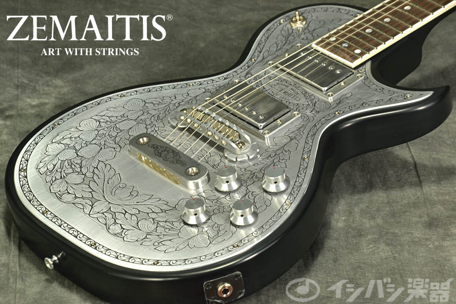 ZEMAITIS / Antanus Metal Front Series A24MF Black – GuitarQuest 