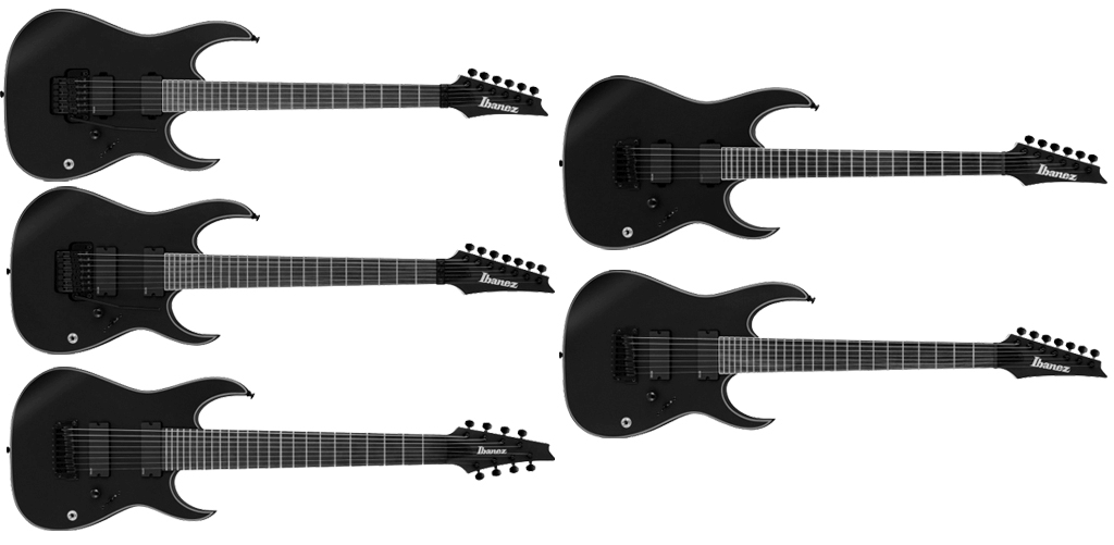 Ibanez のメタル・ギアの本命、RG “IRON LABEL”！5機種登場  