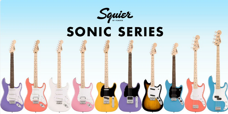 新製品】Squierから新たに「Sonicシリーズ」が登場！ – GuitarQuest