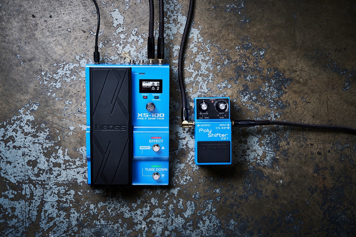 BOSS 新製品 ギター／ベース用ピッチ・シフター「XS-100」&「XS